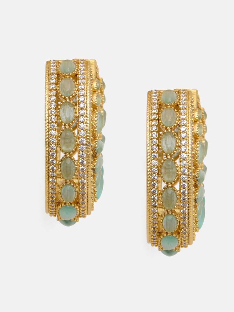Round Kundan Loops : RRSEP25-07