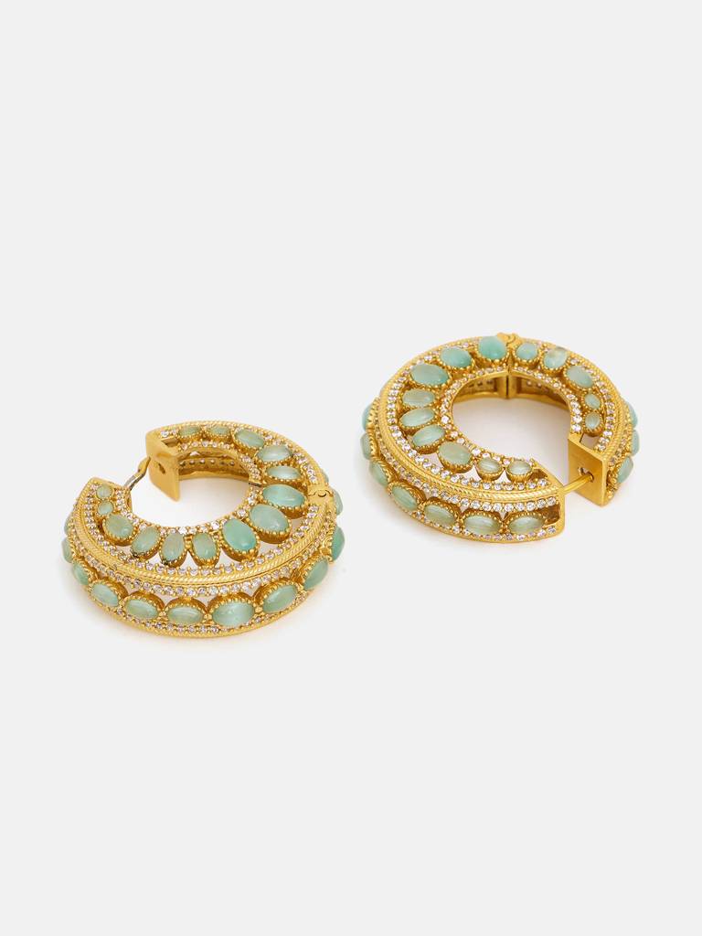 Round Kundan Loops : RRSEP25-07