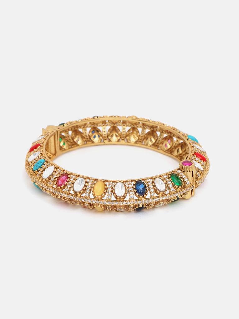 Multi-Color Kundan Bracelet : RRSEP25-54