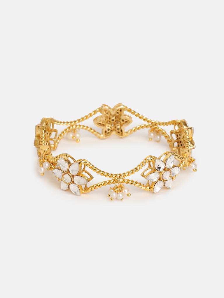 Kundan Bracelet With Stones : RRSEP25-55