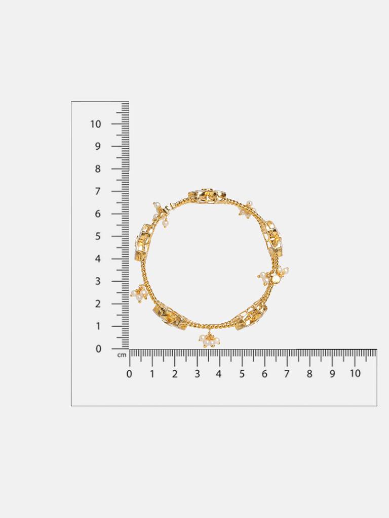 Kundan Bracelet With Stones : RRSEP25-55