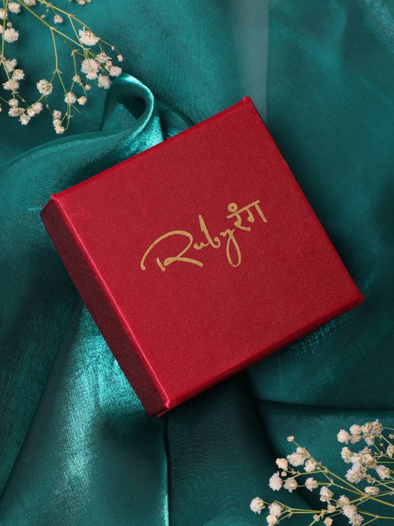 Green Stone Kundan Cocktail Ring : RRSEP25-60