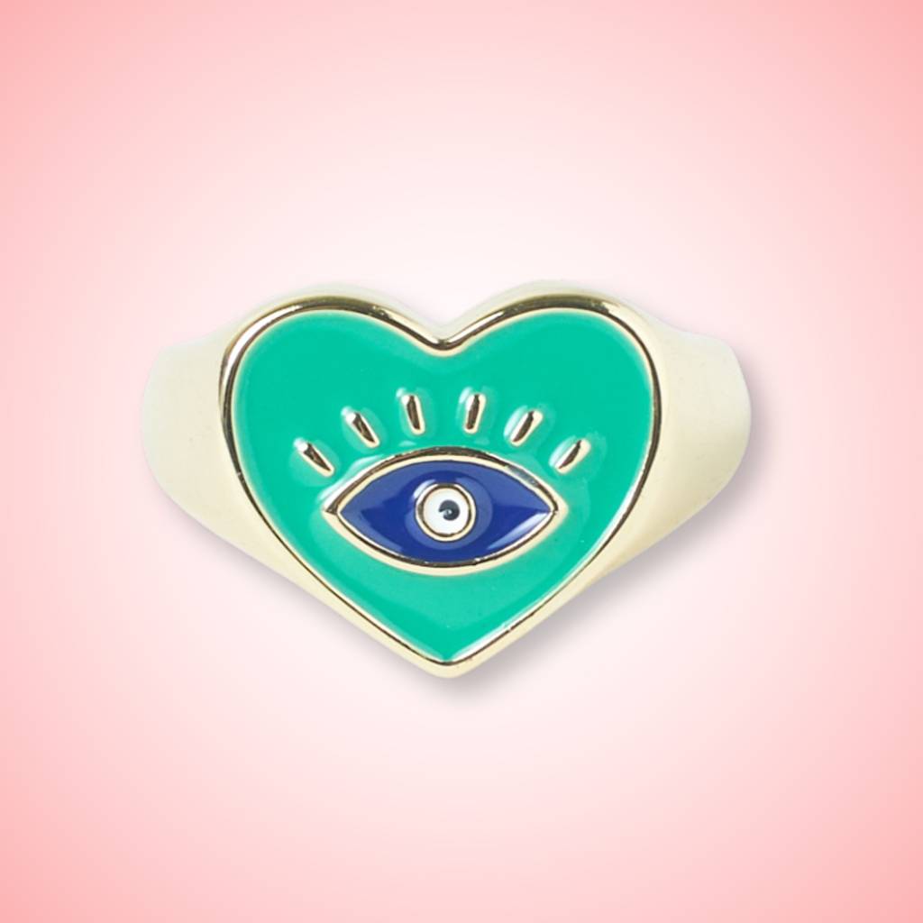 Bella Evil Eye Love Ring For Women & Girls : RS12898
