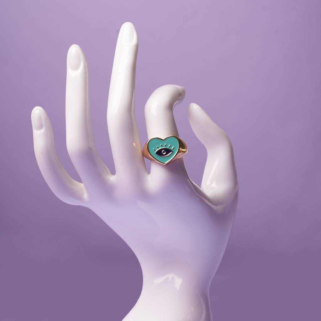 Bella Evil Eye Love Ring For Women & Girls : RS12898