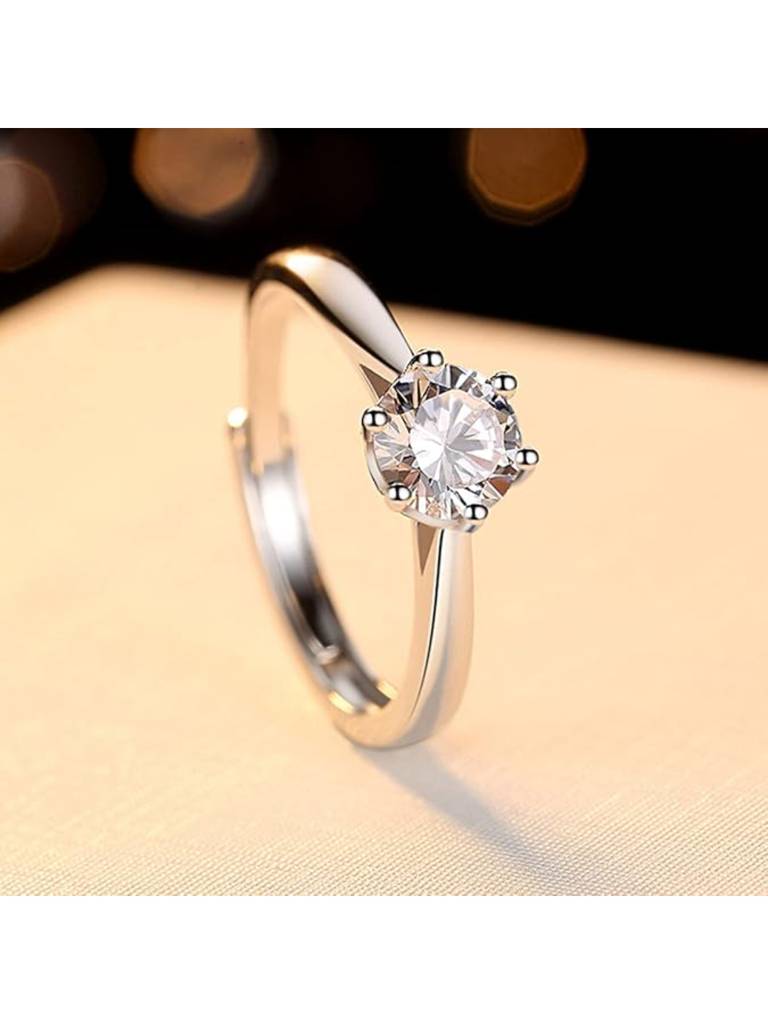 Brilliant Dazzling Crystal Ring For Women & Girls : RS14337-S