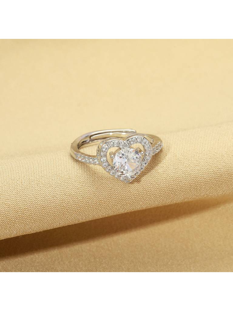 Posy Diamond Ring For Women & Girls Finger Ring Jewellery Accessories : RS14355-S