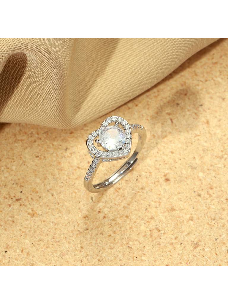 Posy Diamond Ring For Women & Girls Finger Ring Jewellery Accessories : RS14355-S