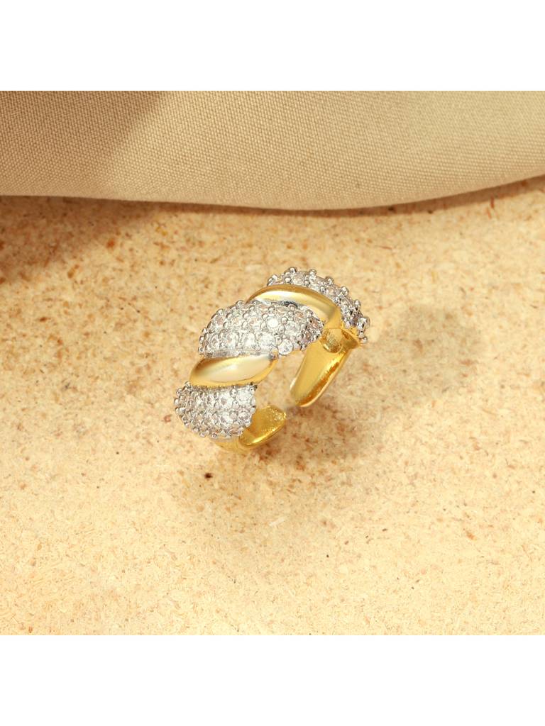 Larissa Spin Diamond Ring For Women & Girls : RS14363-G-WHT