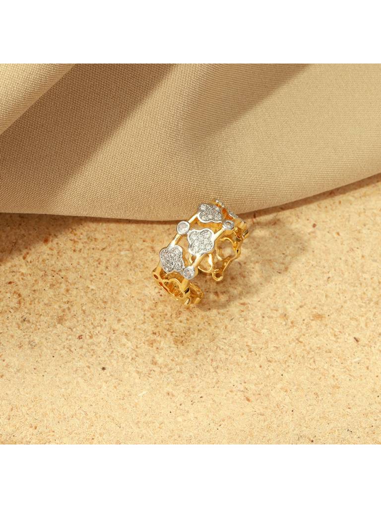 Hazel Diamond Ring For Women & Girls : RS14369-G-WHT