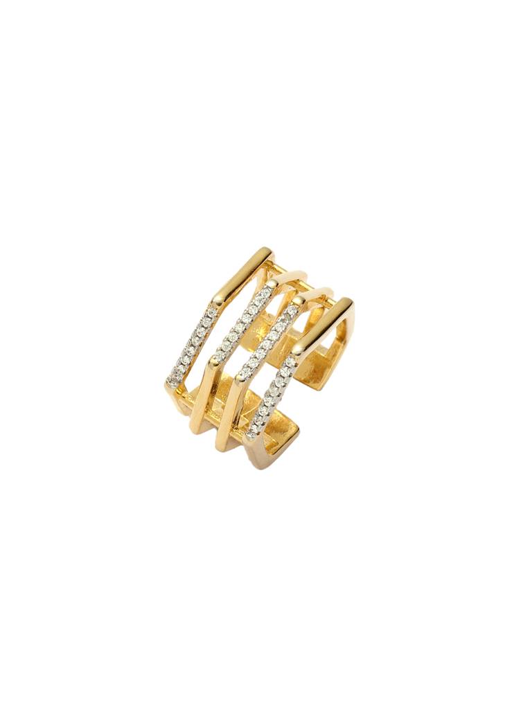 Caroline Diamond Ring For Women & Girls : RS14370-G-WHT