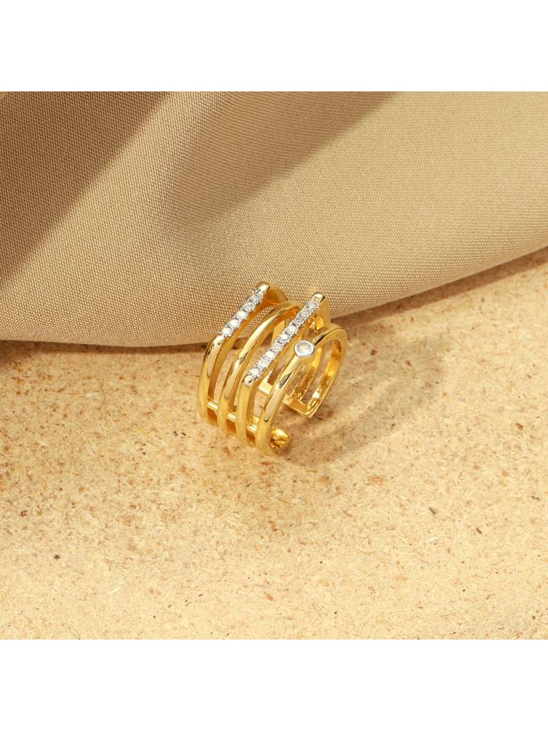 Cosette Gemstone Ring For Women & Girls : RS14376-G-WHT