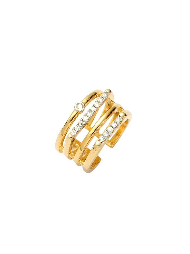 Cosette Gemstone Ring For Women & Girls : RS14376-G-WHT