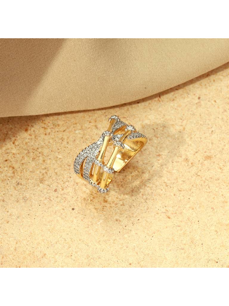 Irya Diamond Ring For Women & Girls : RS14377-G-WHT