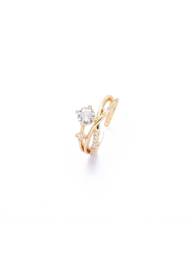 Clarissa Promise Ring For Women & Girls Finger Ring Jewellery Accessories : RS14434-G
