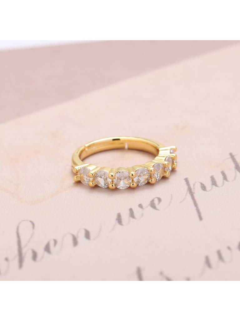 Victoria Gold Ring For Women & Girls Finger Ring Jewellery Accessories : RS14435-G
