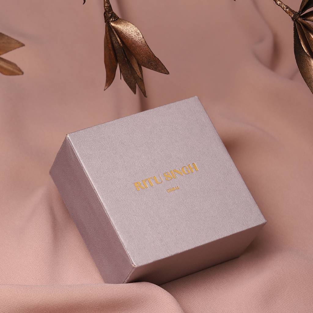 Over Sized Kundan Studs : RSA22-17