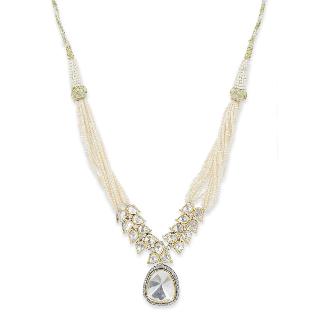 Short Kundan Neckpiece : RSA22-3