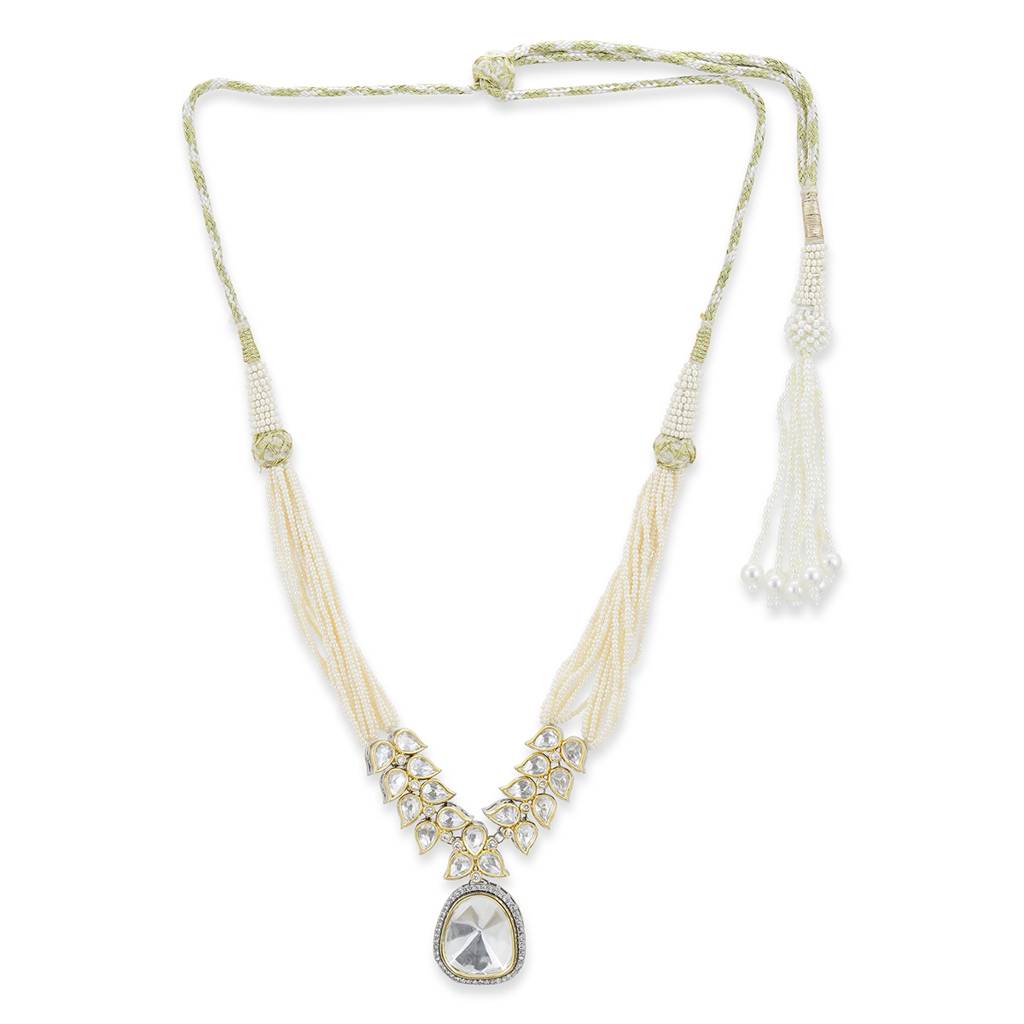 Short Kundan Neckpiece : RSA22-3