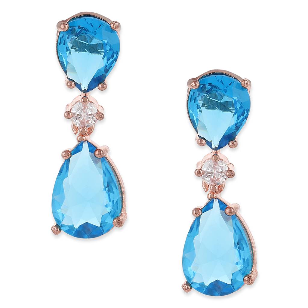 Blue Stone Earrings : RSA22-43