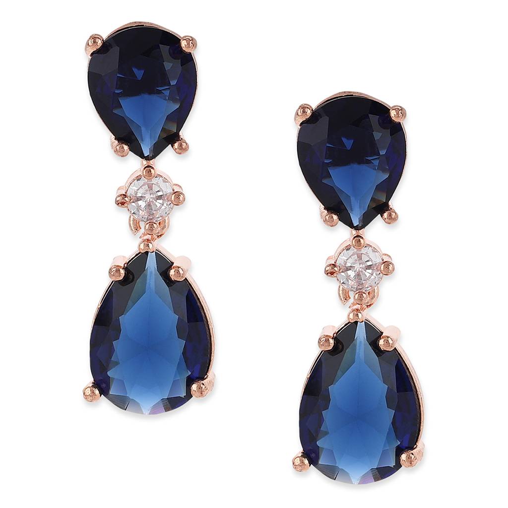 Midnight Blue Stone Earrings : RSA22-44