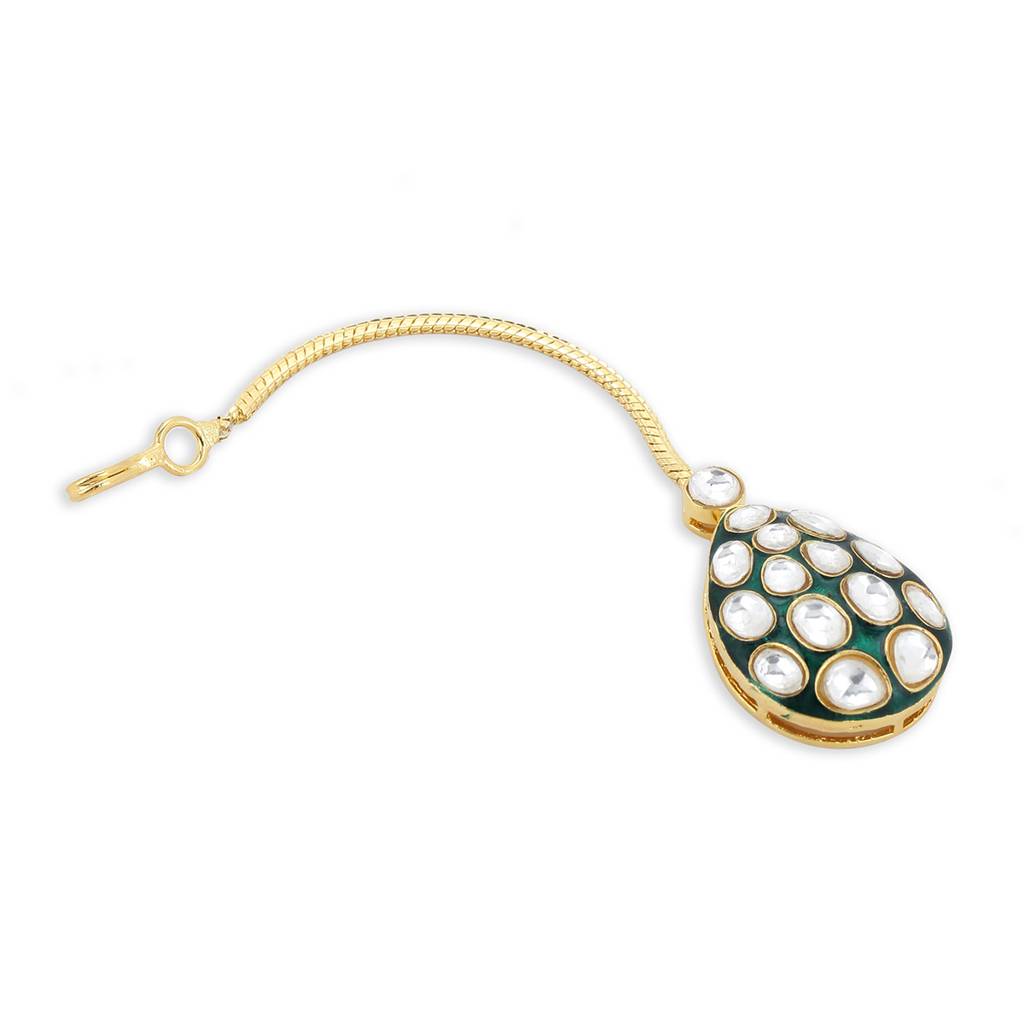 Meenakari Kundan Maang Tikka : RSA22-59