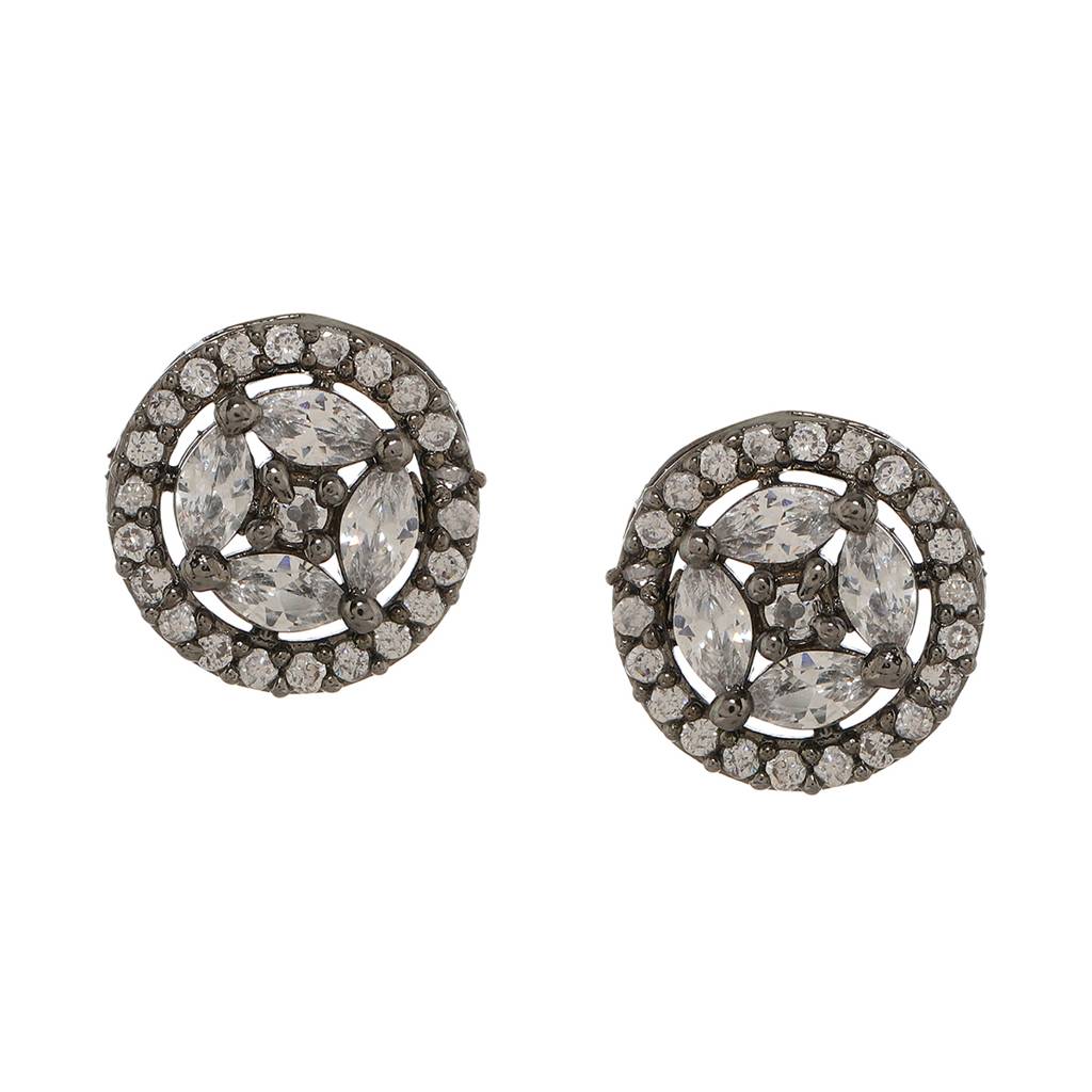 Dual Tone Diamond Studs : RSFEB24-15