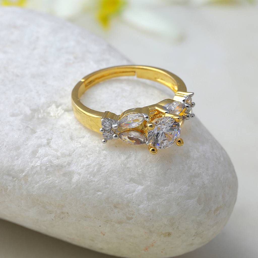 Diamond And Solitaire Ring : RSFEB24-3