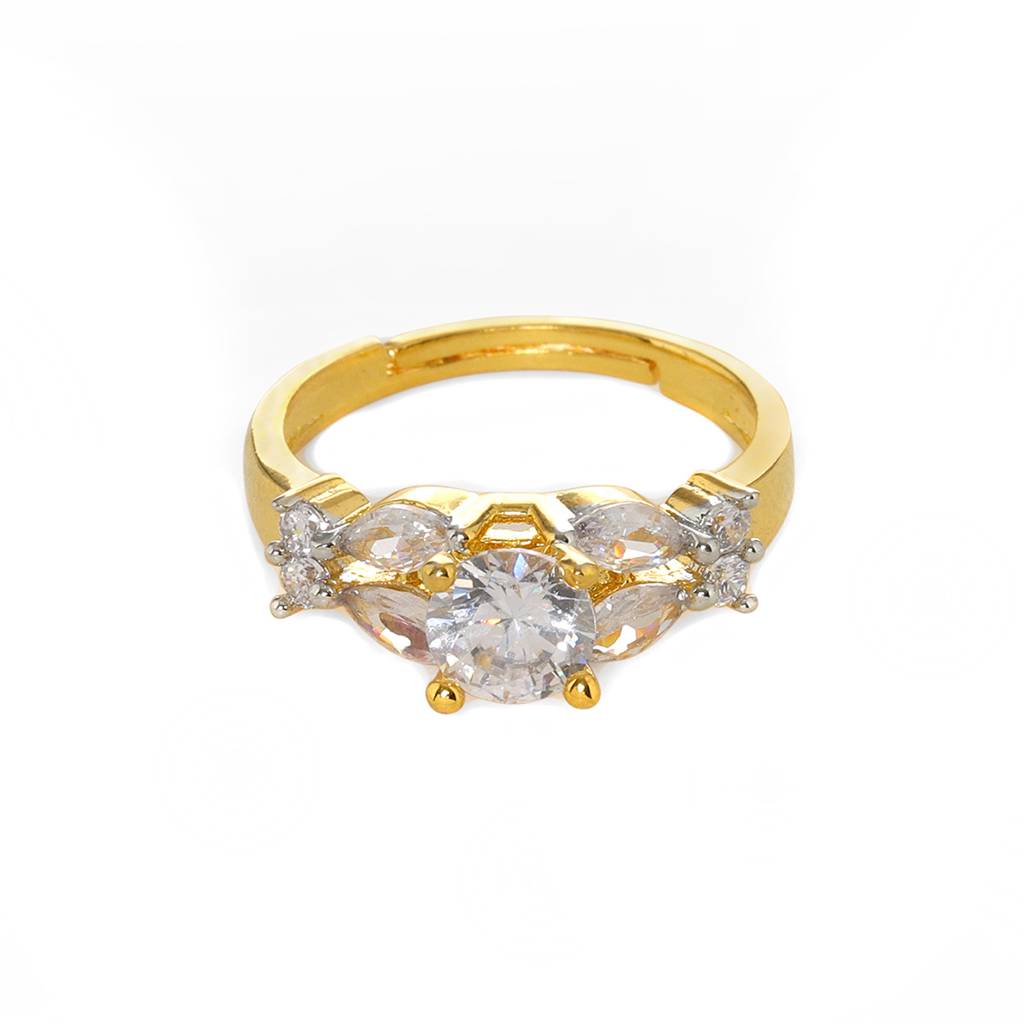 Diamond And Solitaire Ring : RSFEB24-3