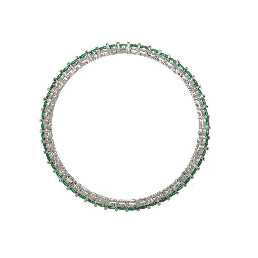 Green Stone Bangle : RSFEB24-7