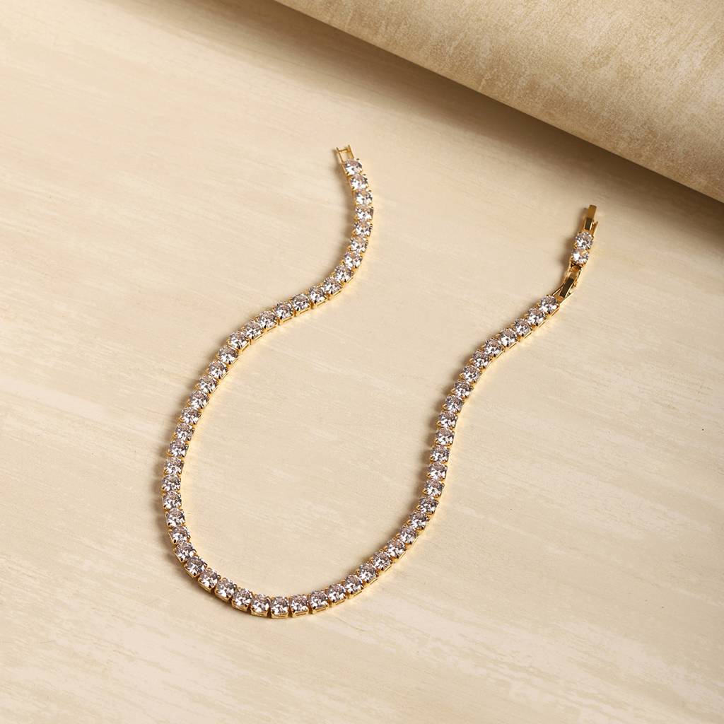 Tennis Diamond Neckpiece : RSJULY22-20