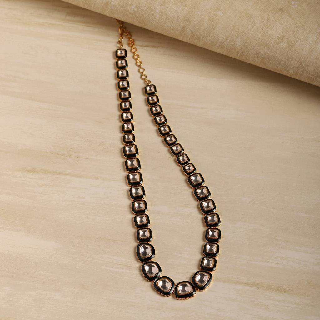 Meenakari Long Kundan Neckpiece : RSJULY22-27
