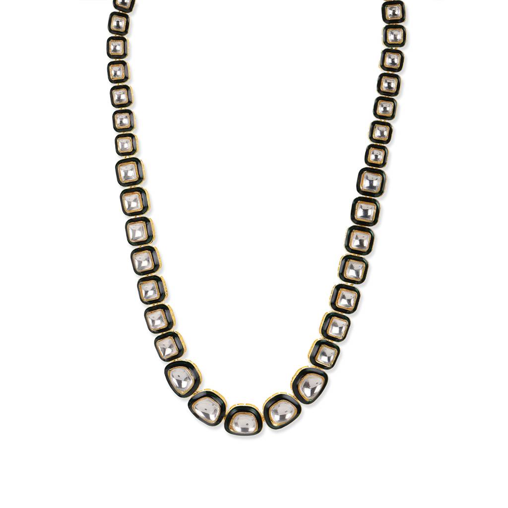 Meenakari Long Kundan Neckpiece : RSJULY22-27