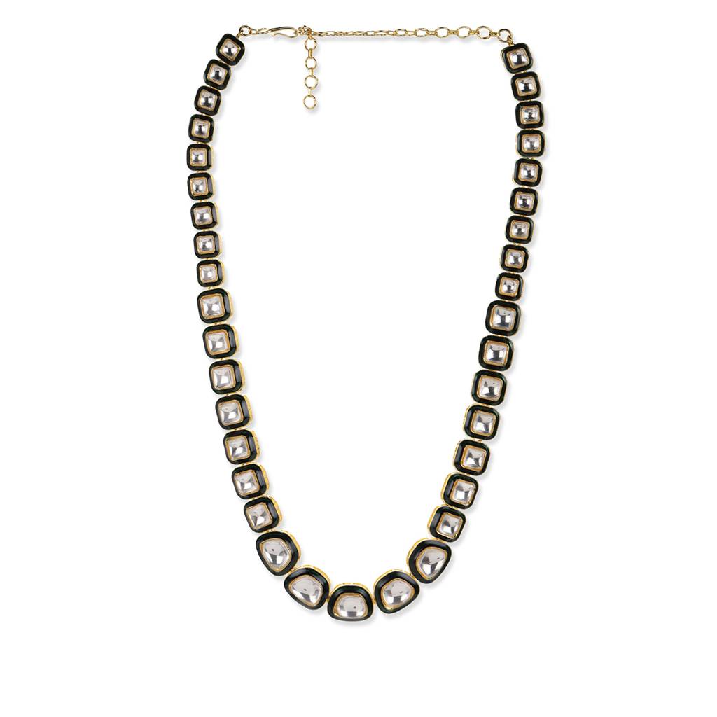 Meenakari Long Kundan Neckpiece : RSJULY22-27