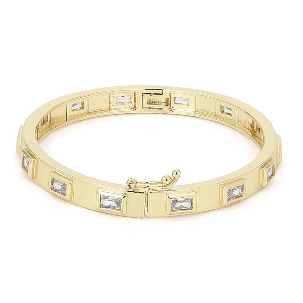 American Diamond Golden Bracelet : RSJULY22-41