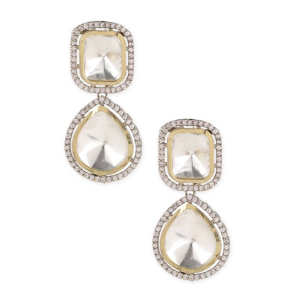 Duet Stone Earrings : RSJULY22-56