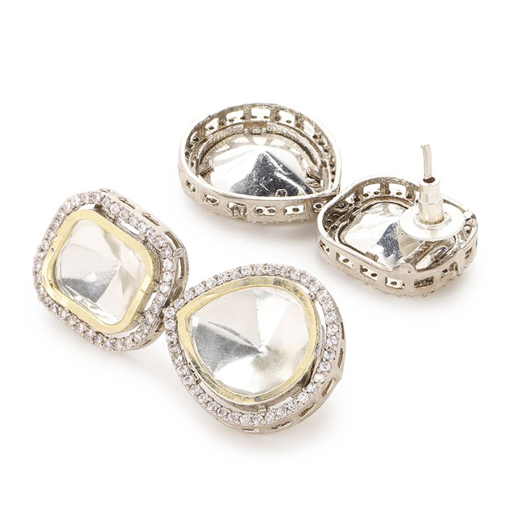Duet Stone Earrings : RSJULY22-56