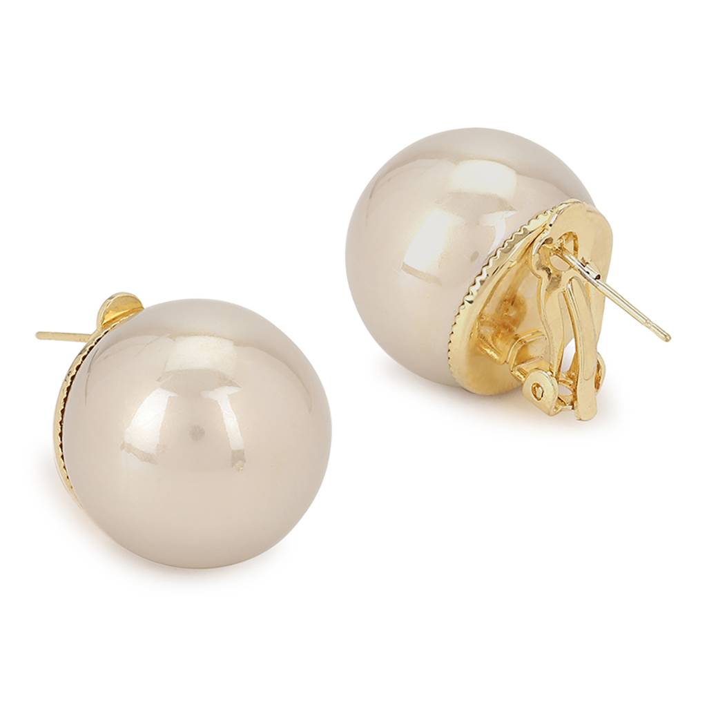 Grey Shine Pearl Studs : RSJULY22-64