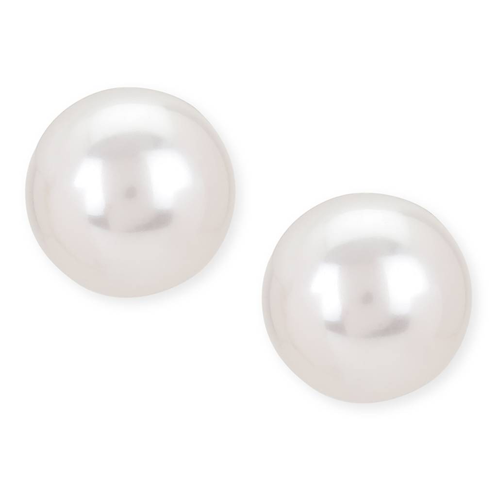 Pearl White Shine Studs : RSJULY22-67