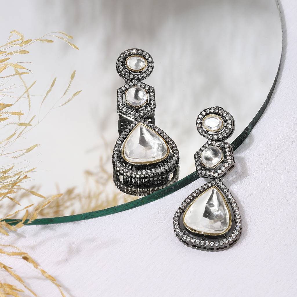 Zircon & Kundan Danglers : RSMAY22-16