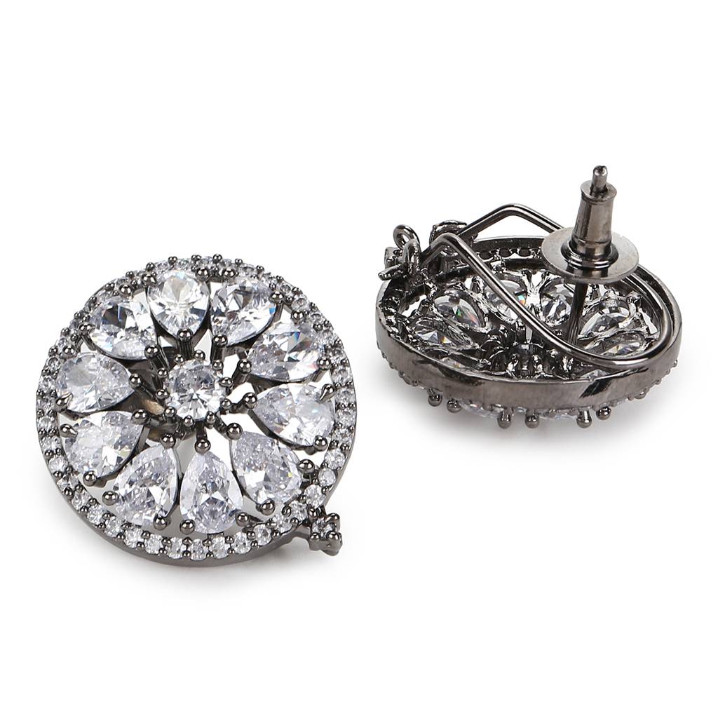 Round Stone Earrings : RSMAY22-23