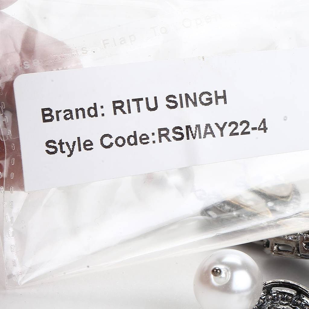 Long Zircon Pearl Danglers : RSMAY22-4