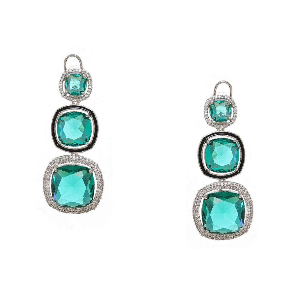 Long Emerald Earrings : RSSEP24-19