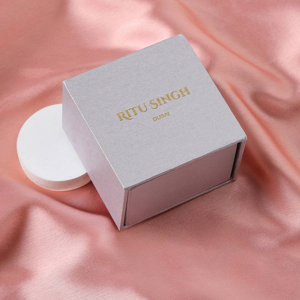 Heart Shaped Diamond And Stone Earings : RSSEP24-1