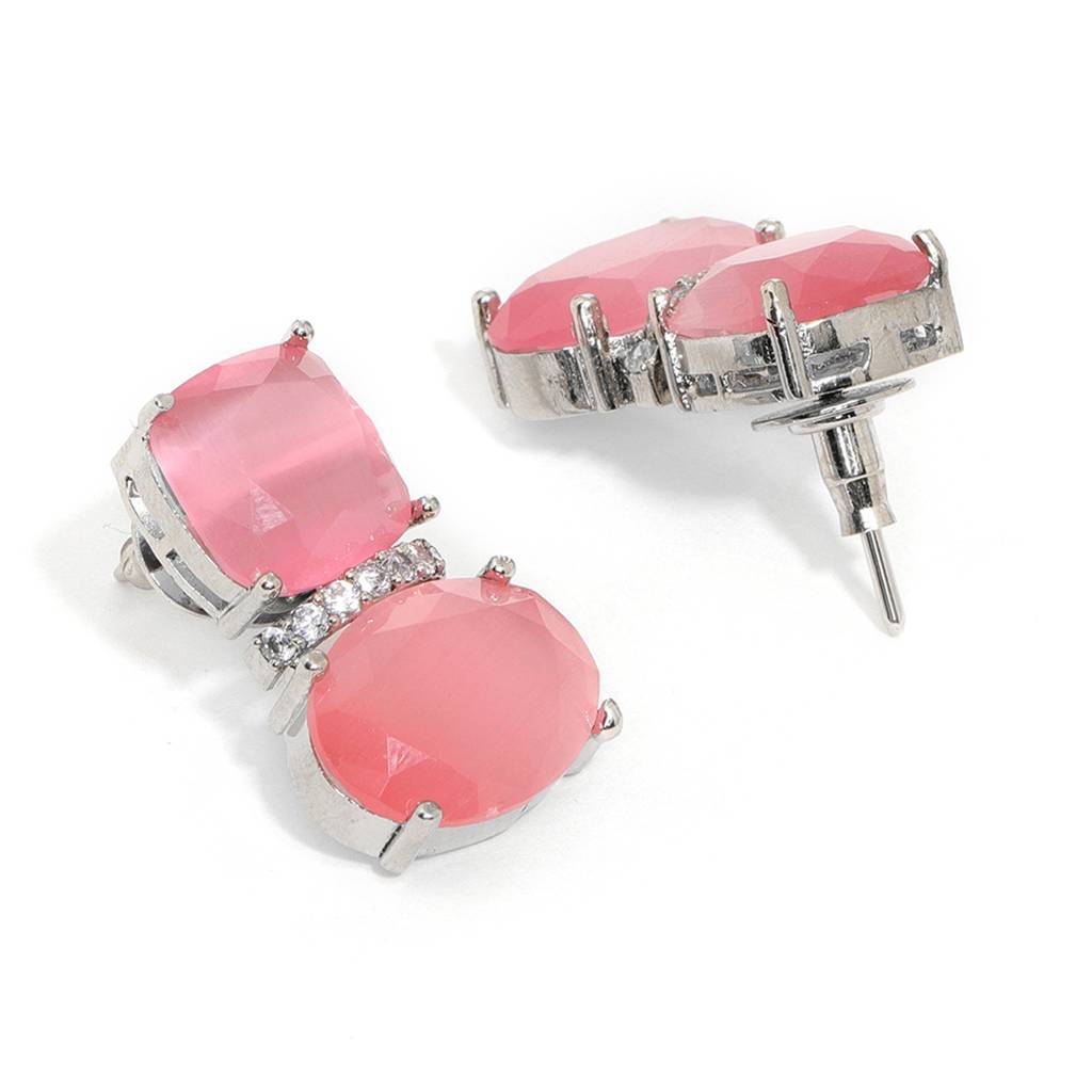 Pink Earrings. : RSSEP24-34