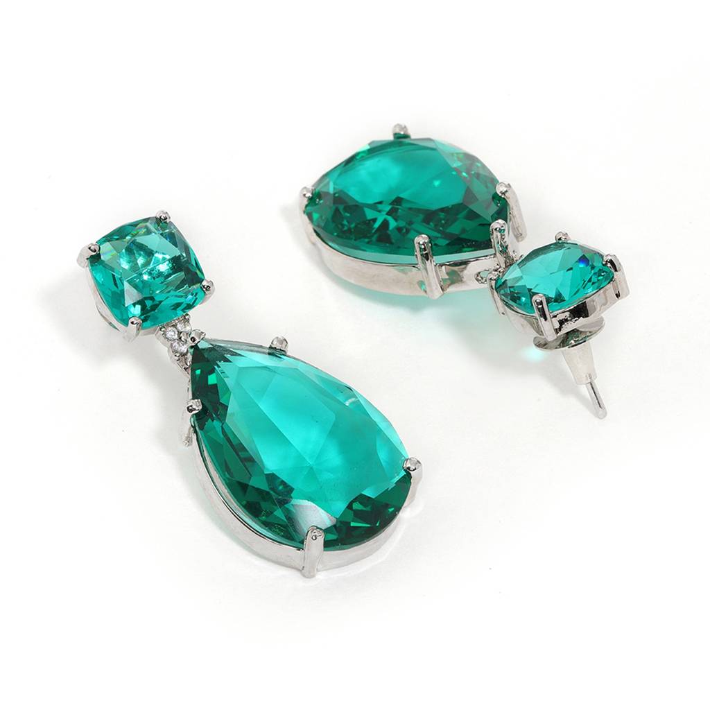 Green Doublet Earrings : RSSEP24-36
