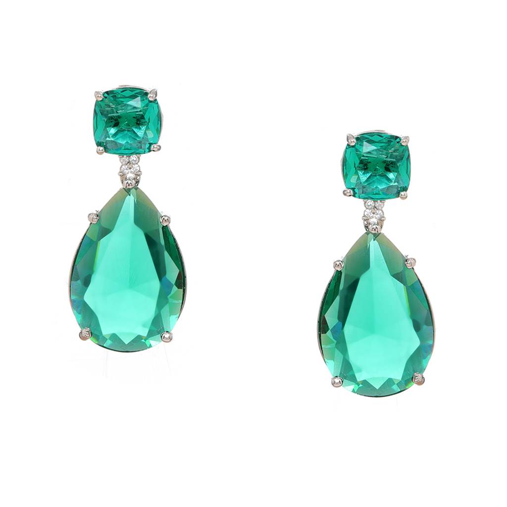 Green Doublet Earrings : RSSEP24-36