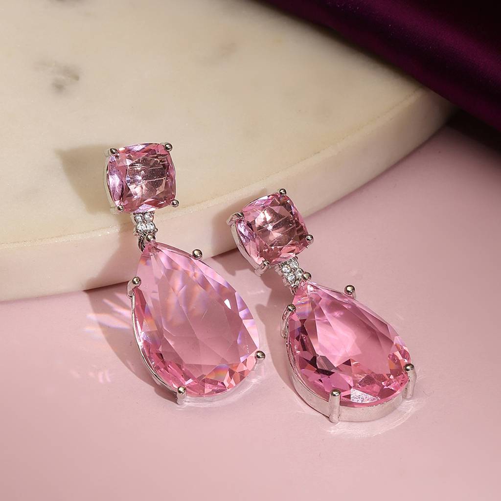 Pink Doublet Earrings : RSSEP24-37