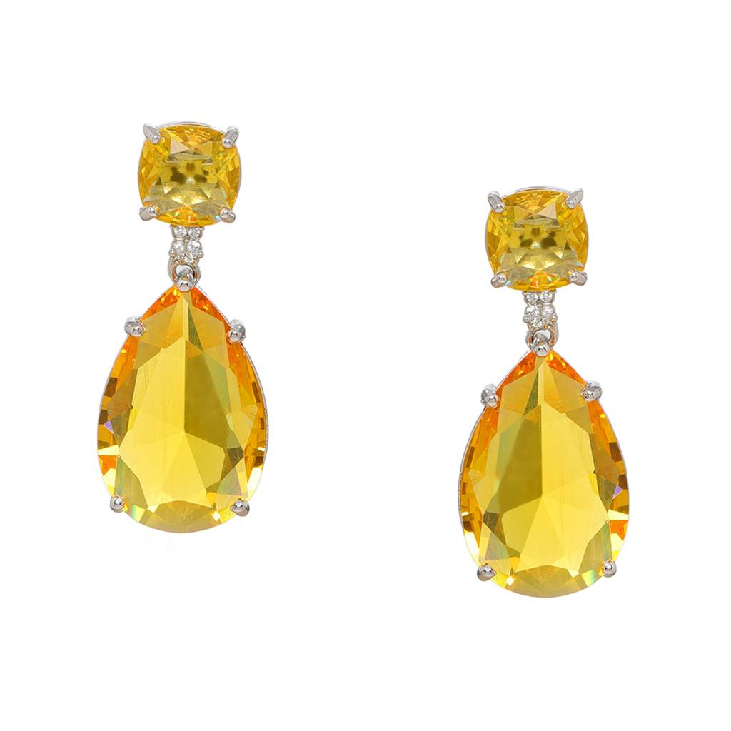 Yellow Doublet Earrings : RSSEP24-38