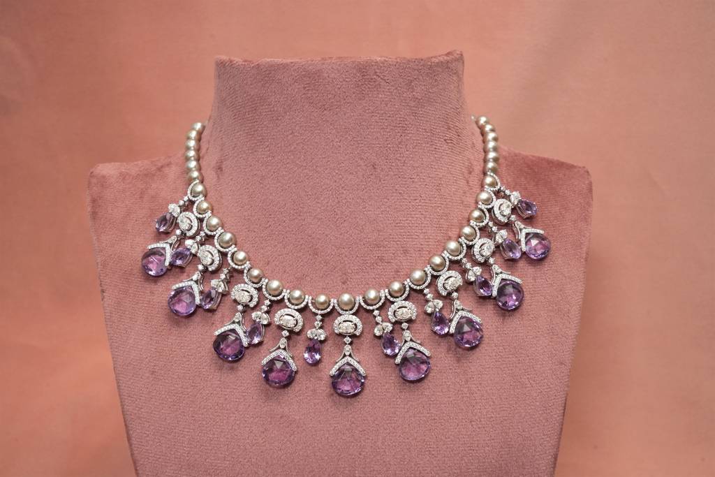 Miera Amethyst Necklace : RU-NW-03