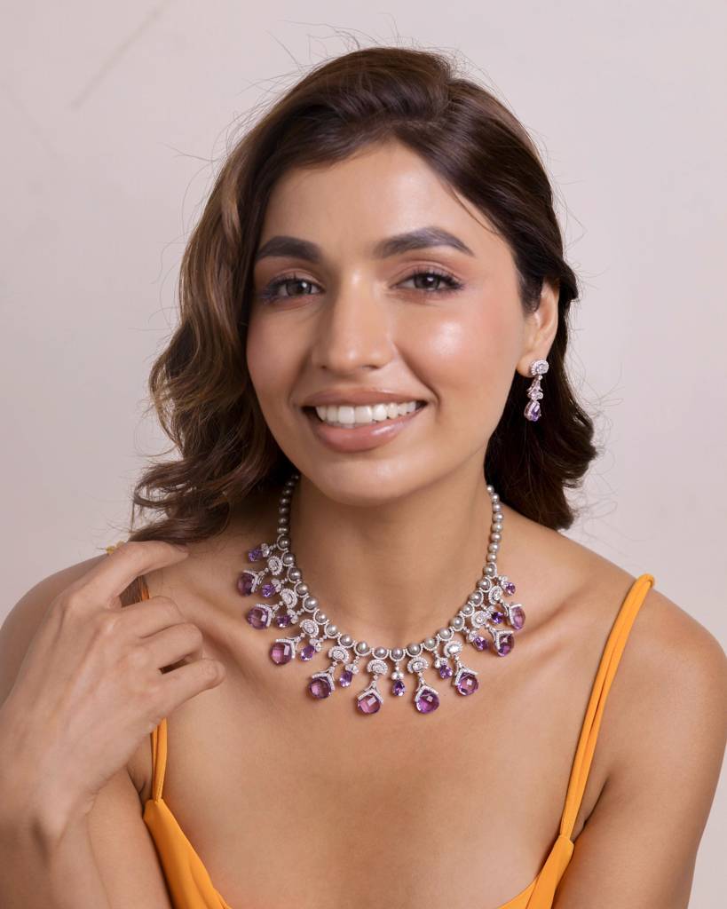 Miera Amethyst Necklace : RU-NW-03